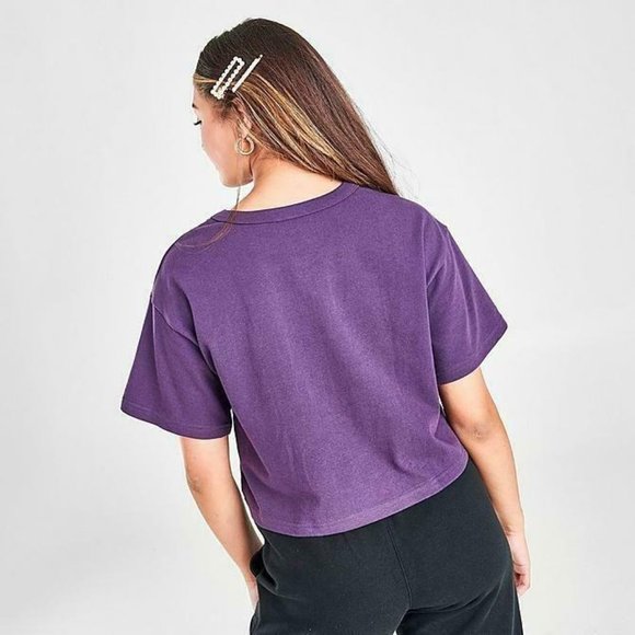 Champion Women's Double Vision Heritage Crop Tee - Picture 4 of 9